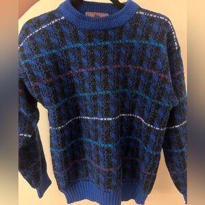 Vtg. Concrete Mix Multi-Color Coogi Style Sweater
